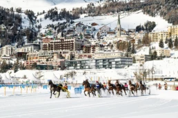 White Turf St. Moritz – horse racing on frozen lake, Switzerland | Max Donati