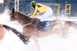 White Turf St. Moritz – winter horse racing event since 1907, Switzerland | Max Donati